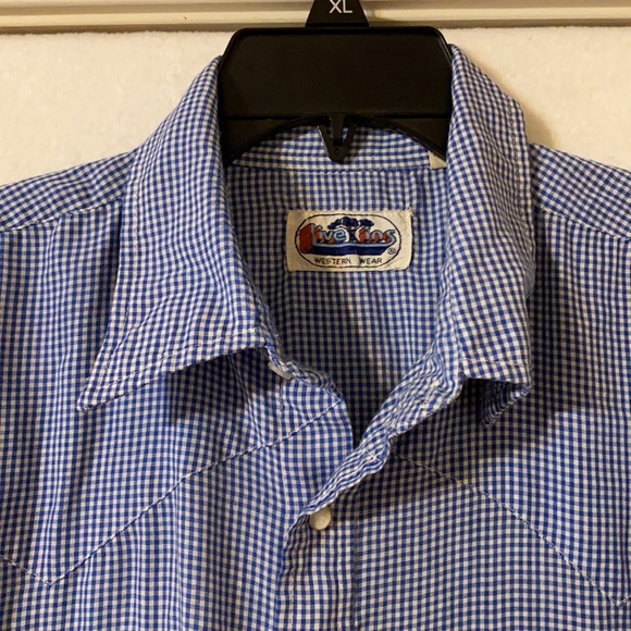 💫 Live Ins Western Wear Large Button Down Blouse - Picture 2 of 10